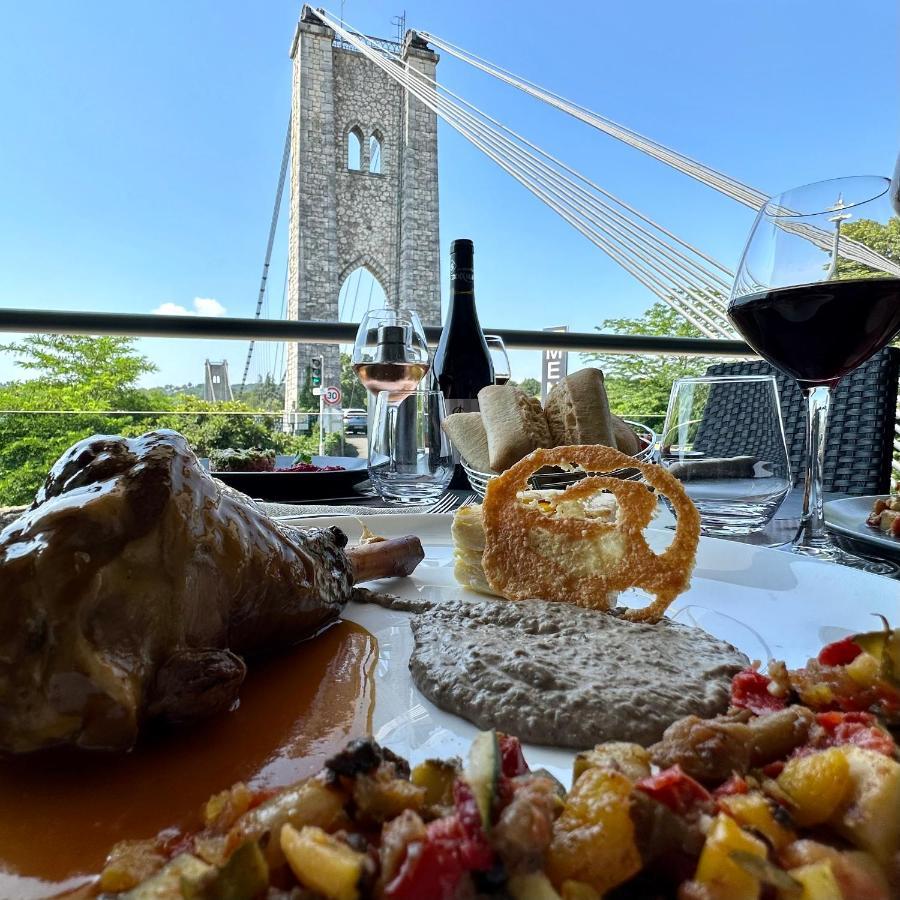Logis Hotel Restaurant Bellevue Сен-Мартен-д'Ардеш Экстерьер фото